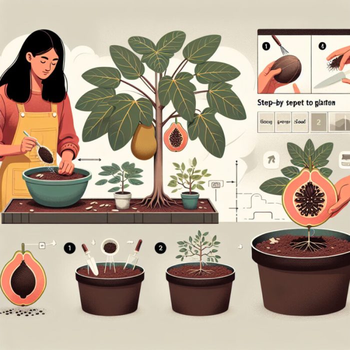 How to plant a pawpaw seed